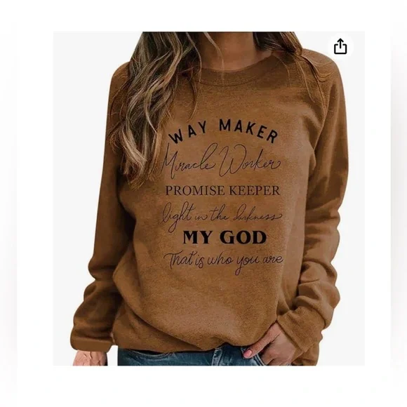 Women’s Faith Sweater - Picture 1 of 7